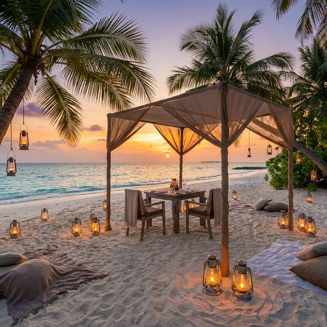 Beach Dinner Sunset